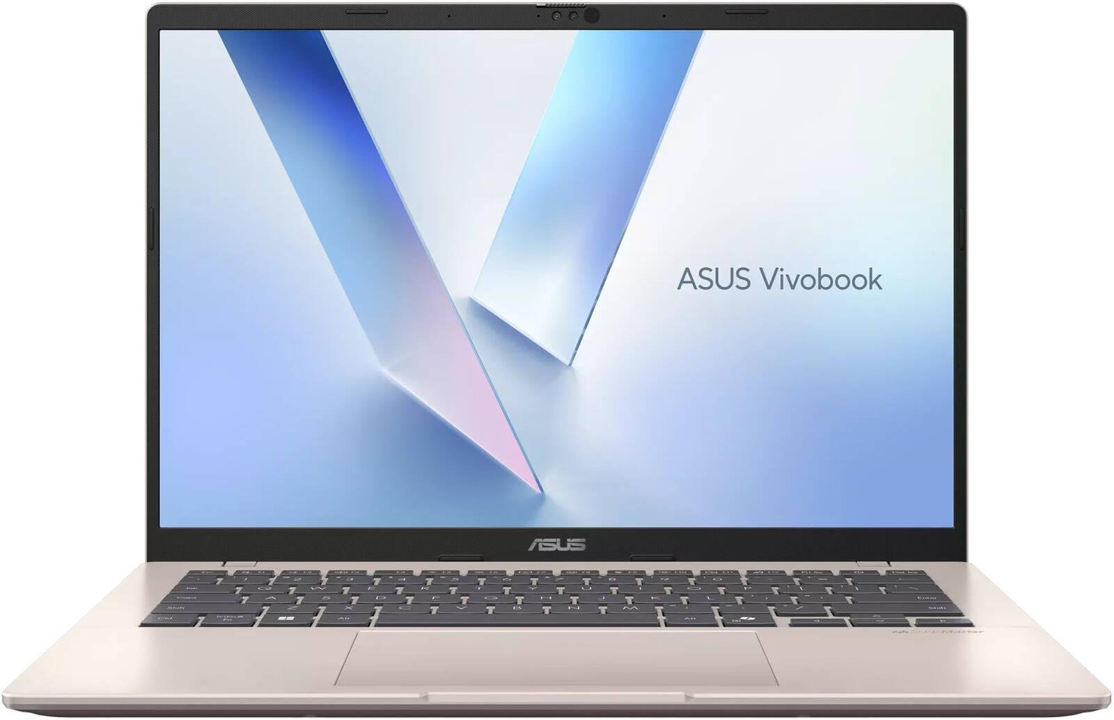 ASUS Vivobook 14 M1407KA Laptop, 14" WUXGA IPS Display, AMD Ryzen AI 5 330, 16GB RAM, 512GB SSD, AMD Radeon Graphics, English-Arabic K/B, Windows 11 Home, Platinum Gold | 90NB15H2-M00AU0