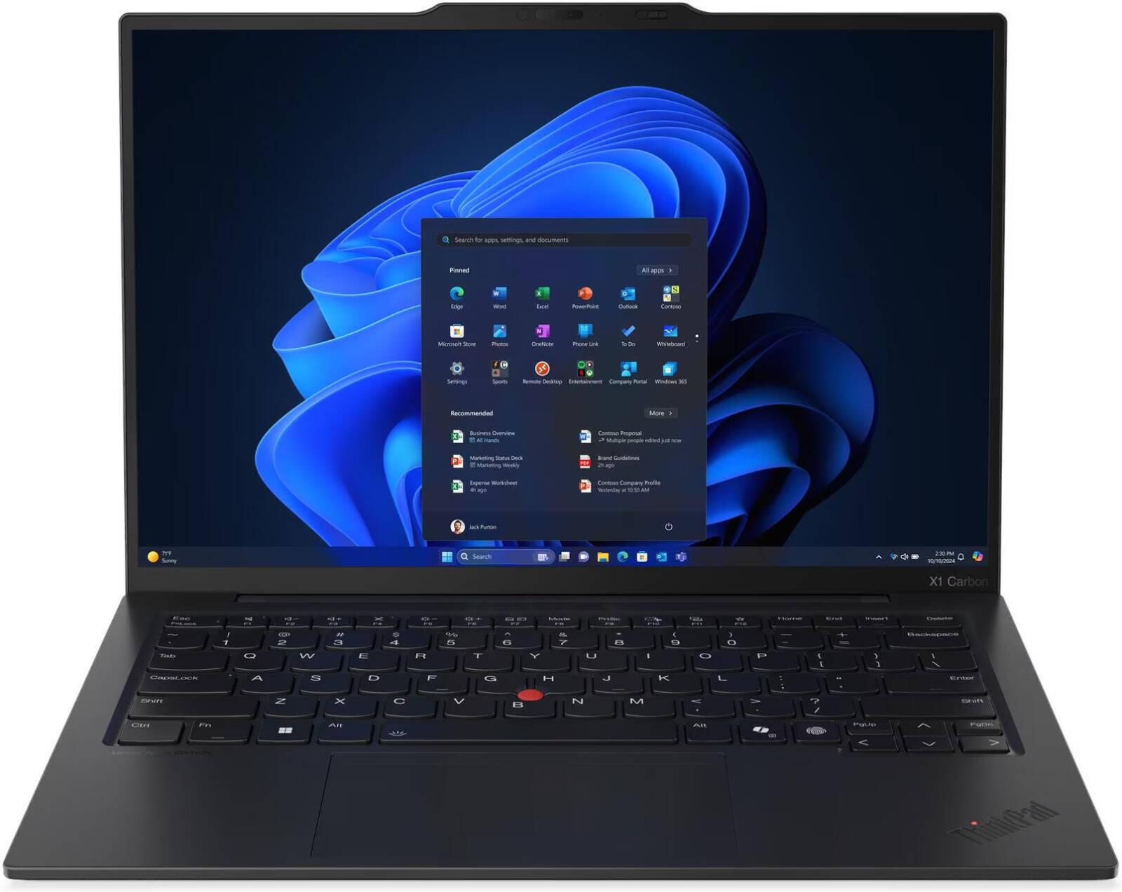 Lenovo ThinkPad X1 Carbon Gen 13 Aura Edition, 14" WUXGA IPS Touch Display, Intel Core Ultra 7 268V vPro, 32GB RAM, 512GB SSD, Intel Arc Graphics 140V, English K/B, No OS, Black | 21NSS29Y00