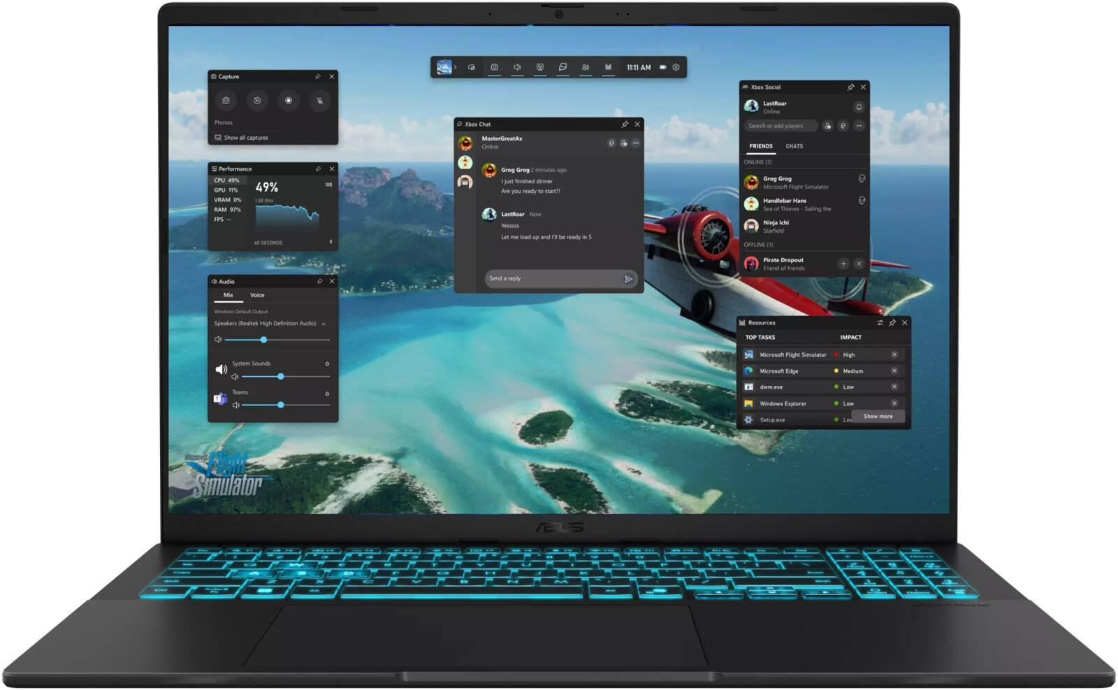 ASUS V16 V3607VU-RP092 Gaming Laptop, 16" WUXGA 144Hz Display, Intel Core 5 210H Processor, 16GB RAM, 1TB SSD, GeForce RTX 4050 6GB GPU, English Keyboard, NO OS, Black | 90NB15Q1-M00CU0