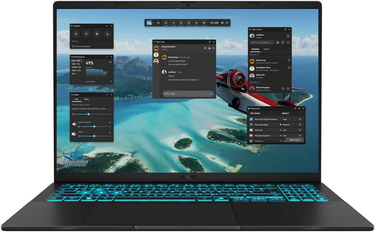 ASUS V16 V3607VM-ES74 Gaming Laptop, 16" 144Hz Full HD+ Display, Intel Core 7 240H, 16GB RAM, 512GB SSD, GeForce RTX 5060 8GB GPU, English Keyboard, Windows 11, Black | 90NB16K1-M000P0