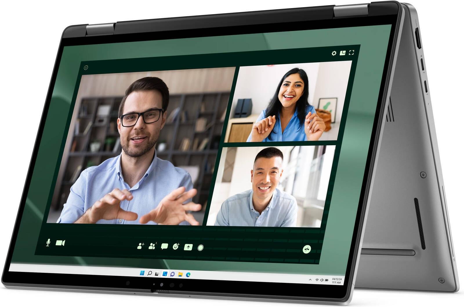 Dell Latitude 7450 2-in-1 Laptop, 14" FHD+ IPS Touch Display, Intel Core Ultra 7 165U vPro, 16GB RAM, 1TB SSD, Intel Integrated Graphics, English (UK) Backlit K/B, Win 11 Pro, Titan Grey | LAT-7450