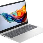 HP 15-fc0196nia Laptop, 15.6" FHD Micro-Edge Anti-Glare Display, AMD Ryzen 5 7520U Processor, 8GB RAM, 512GB SSD, AMD Radeon Graphics, Backlit Keyboard, NO OS, Natural Silver | D01R2EA