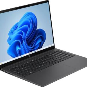 HP OmniBook 3 Laptop Next Gen AI, 16" 2K Touchscreen Display, Intel Core Ultra 7 255U, 16GB RAM, 512GB SSD, Intel Graphics, English Backlit Keyboard, Windows 11 Home, Mica Silver | D7NF0UA