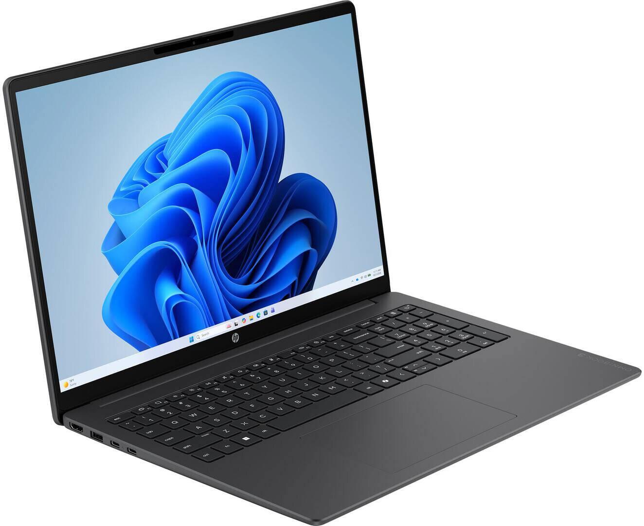 HP OmniBook 3 Laptop Next Gen AI, 16" 2K Touchscreen Display, Intel Core Ultra 7 255U, 16GB RAM, 512GB SSD, Intel Graphics, English Backlit Keyboard, Windows 11 Home, Mica Silver | D7NF0UA