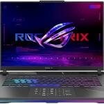 ASUS G614PM-G161W ROG Strix G16 Gaming Laptop, 16" WQXGA 240Hz Display, AMD Ryzen 9 8940HX, 16GB RAM, 1TB SSD, NVIDIA RTX 5060 8GB GPU, English-Arabic Keyboard, Win 11, Eclipse Gray | 90NR0KW7-M00450