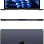 Apple MacBook Air 2024 Laptop, 15.3'' Liquid Retina Display, M3 Chip, 10-core GPU, 16GB RAM, 512GB SSD, Touch ID, Backlit Magic Keyboard ENG, International Version, Midnight | MXD43