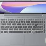 Lenovo IdeaPad Slim 3 15IRU8 Laptop, 15.6" FHD IPS Display, Intel Core i3-1315U, 8GB RAM, 256GB SSD, Intel UHD Graphics, Non-Backlit English (UK) Keyboard, No OS, Arctic Grey | 82X700DBUE