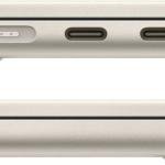 Apple MacBook Air (2025) Laptop, 15.3" Liquid Retina Display, Apple M4 Chip with 10-core CPU, 10-core GPU, 16-core Neural Engine, 16GB RAM, 512GB SSD, English Keyboard, Starlight | MW1K3