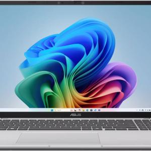 ASUS Vivobook 16 X1607QA Copilot+ Laptop, 16" WUXGA IPS Display, Snapdragon X X1 26 100, 16GB RAM, 1TB SSD, Qualcomm Adreno, Windows 11 Home, Cool Silver | 90NB15Z2-M007H0
