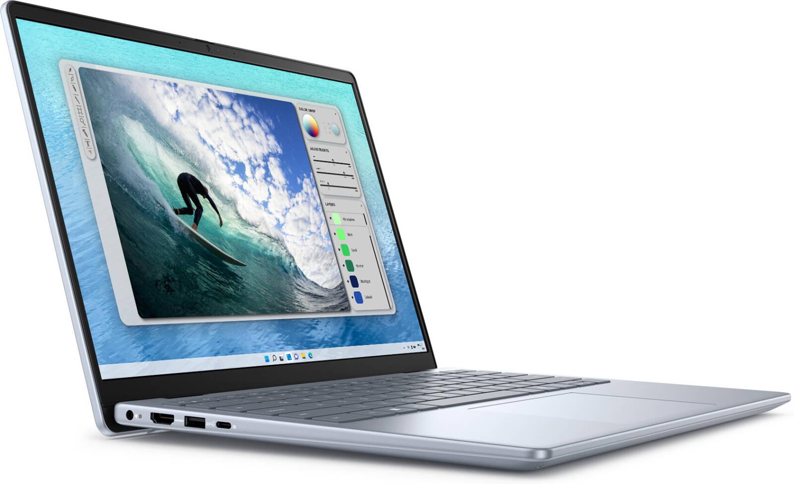 Dell Inspiron 14 5440 Laptop, 14" 2.2K WVA Display, Intel Core 7-150U, 16GB,1TB SSD, NVIDIA GeForce MX570A with 2GB GDDR6, Backlit ENG-ARB K/B, Win 11 Home, Ice Blue | 5440-INS-2208-BL