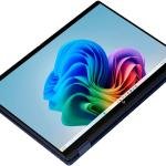HP Omnibook X-Flip 14-FM0013DX Laptop, 14" 2K IPS LED Touch Display, Intel Core Ultra 5 226V Processor, 16GB RAM, 512GB SSD, Intel Arc 130V Graphics, ENG Keyboard, Win11, Atmospheric Blue | B5UJ1UA