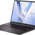 ASUS Vivobook 14 M1405 Laptop, 14" WUXGA IPS Display, AMD Ryzen 5 150, 16GB RAM, 512GB SSD, AMD Radeon Graphics, English-Arabic K/B, Windows 11 Home, Indie Black | 90NB1851-M00370