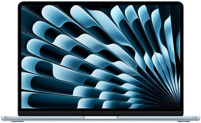 Apple MacBook Air Laptop, 13.6" Liquid Retina Display, M5 Chip, 10-Core CPU, 8-Core GPU, 16 Core Neural Engine, 16GB RAM, 512GB SSD, MacOS, English Keyboard, Sky Blue | MDHH4
