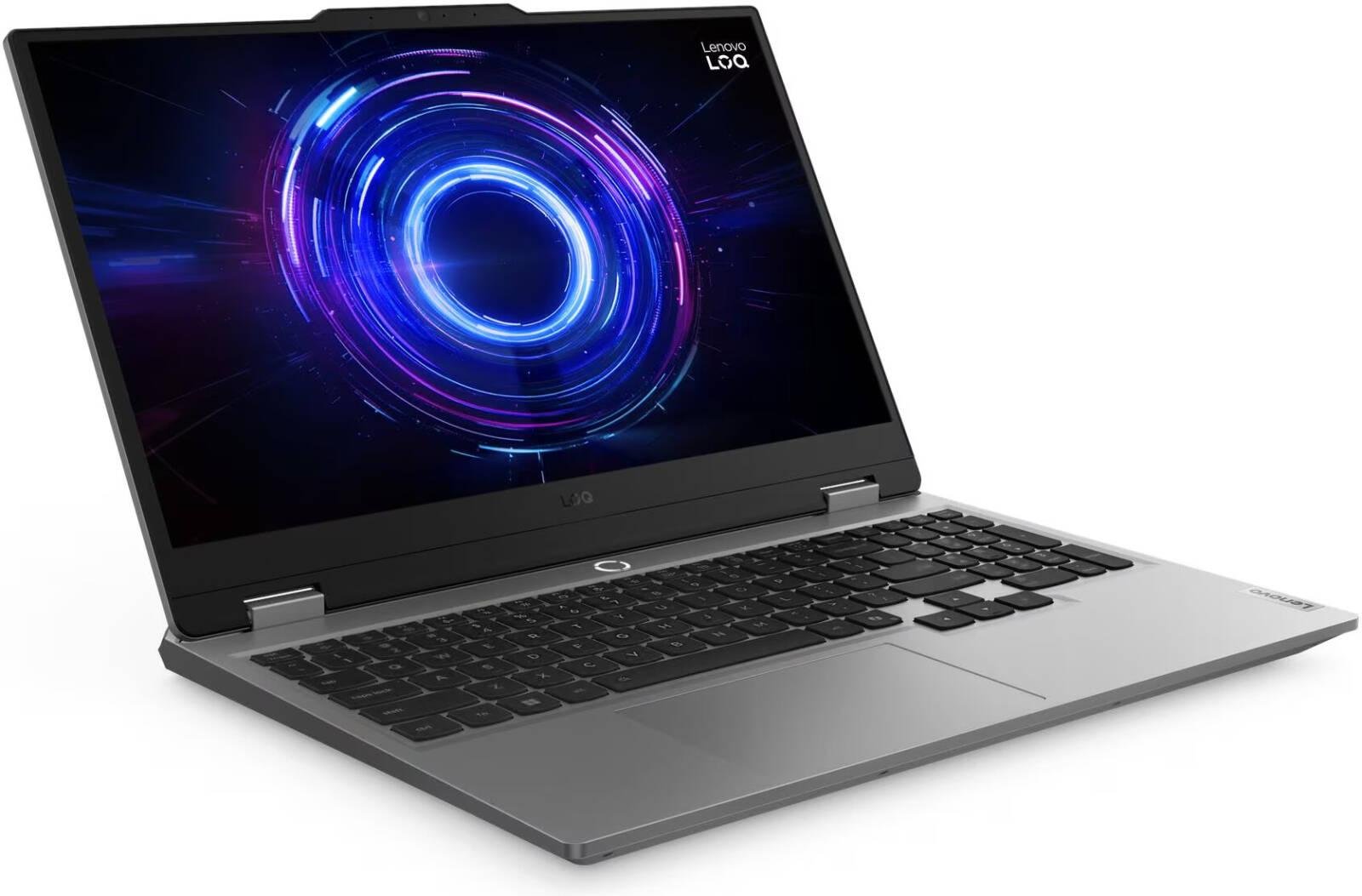 Lenovo LOQ 15IRX10 Gaming Laptop, 15.6" FHD IPS 144Hz Display, Intel Core i7-14700HX, 16GB RAM, 512GB SSD, GeForce RTX 5050 8GB, English (UK) K/B, No OS, Luna Grey | 83JE00YNPS