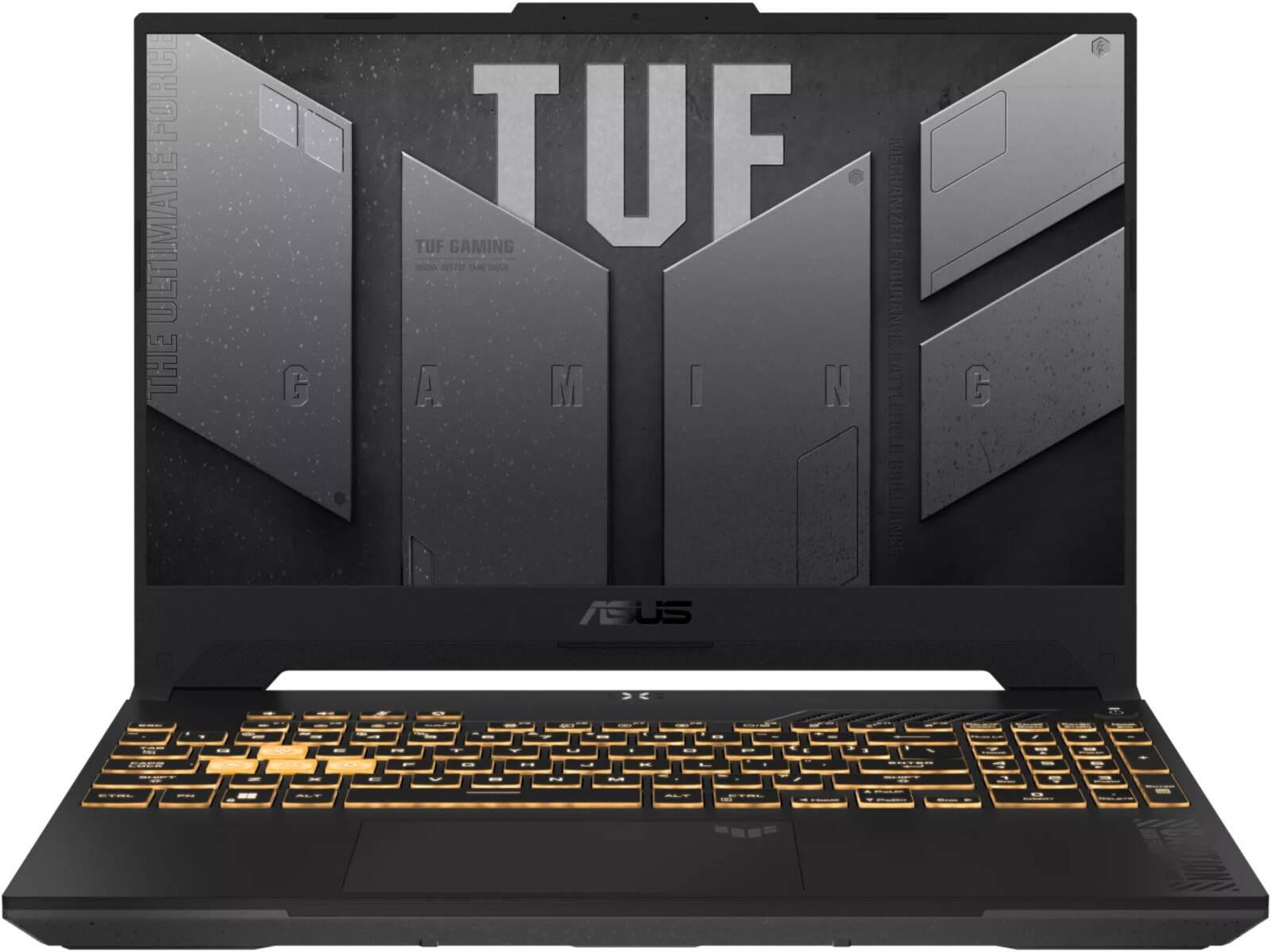 ASUS TUF F17 FX707VJ Gaming Laptop, 17.3" FHD IPS 144Hz Display, Intel Core 5 210H Processor, 16GB RAM, 512GB SSD, GeForce RTX 3050 6GB, ENG US K/B, No OS, Mecha Gray | 90NR0MY5-M00170