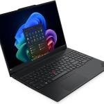 Lenovo ThinkPad E16 Gen 3 Laptop, 16" WUXGA IPS 60Hz Display, Intel Core Ultra 7 256V, 16GB RAM, 1TB SSD, Intel Arc Graphics 140V, English (UK) K/B, No OS, Black | 22AY0005GP