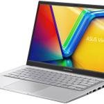 ASUS Vivobook 14 X1404VAP Laptop, 14" FHD IPS Display, Intel Core 7 150U, 16GB RAM, 1TB SSD, Intel Graphics, English-Arabic Keyboard, Windows 11 Home, Cool Silver | 90NB13U2-M00TA0