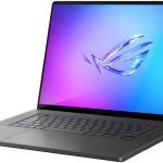 ASUS ROG Zephyrus G16 GU605 Gaming Laptop, 16" 2.5K OLED 240Hz Display, Intel Core Ultra 9 285H, 16GB RAM, 1TB SSD, GeForce RTX 5070 8GB, English (US) K/B, Win11, Eclipse Gray | 90NR0MM1-M00010