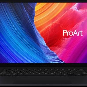 ASUS ProArt P16 H7606 Copilot+ Laptop, 16" 4K OLED 120Hz Display, AMD Ryzen AI 9 HX 370, 64GB RAM, 4TB SSD, GeForce RTX 5090 24GB Graphics, English-Arabic K/B, Win11Home, Nano Black | 90NB17E1-M001M0