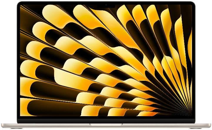 Apple MacBook Air Laptop, 15.3" Liquid Retina Display, M5 Chip, 10-Core CPU, 10-Core GPU, 16 Core Neural Engine, 16GB RAM, 1TB SSD, MacOS, English Keyboard, Starlight | MDVE4