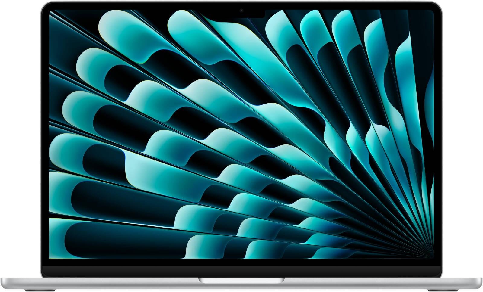 Apple MacBook Air Laptop, 13.6" Liquid Retina Display, M4 Chip, 10-Core CPU, 10-Core GPU, 16-Core Neural Engine, 24GB RAM, 1TB SSD, English Keyboard, MacOS, Silver | Z1GS000SQ / Z1CU001EH / Z1CU000YV