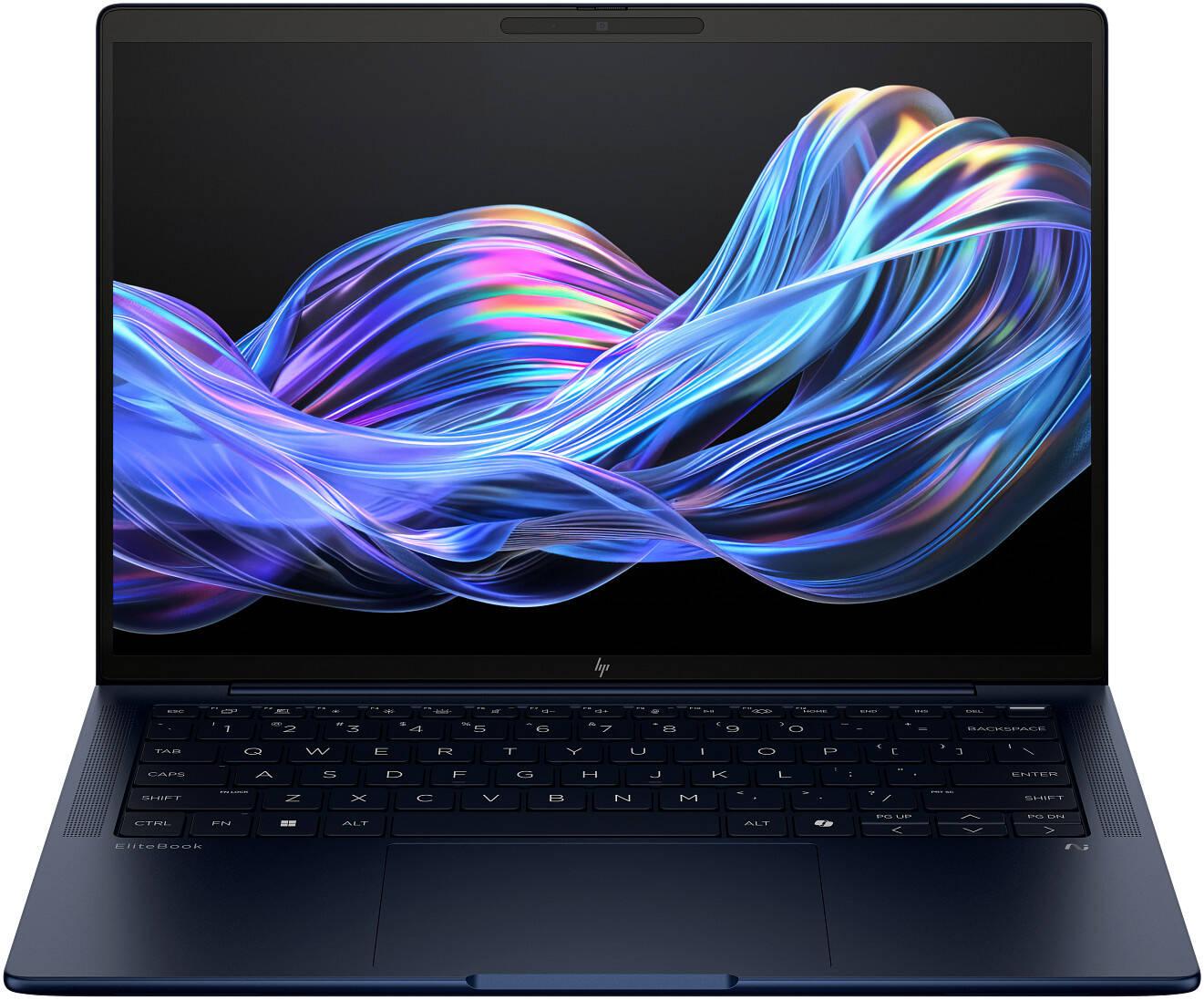 HP EliteBook X G1i 14 AI Laptop, 14" WUXGA IPS Display, Intel Core Ultra 7 256V, 16GB RAM, 1TB SSD, Intel Arc Graphics, English-Arabic Keyboard, Windows 11 Pro, Atmospheric Blue | BA0B2ET