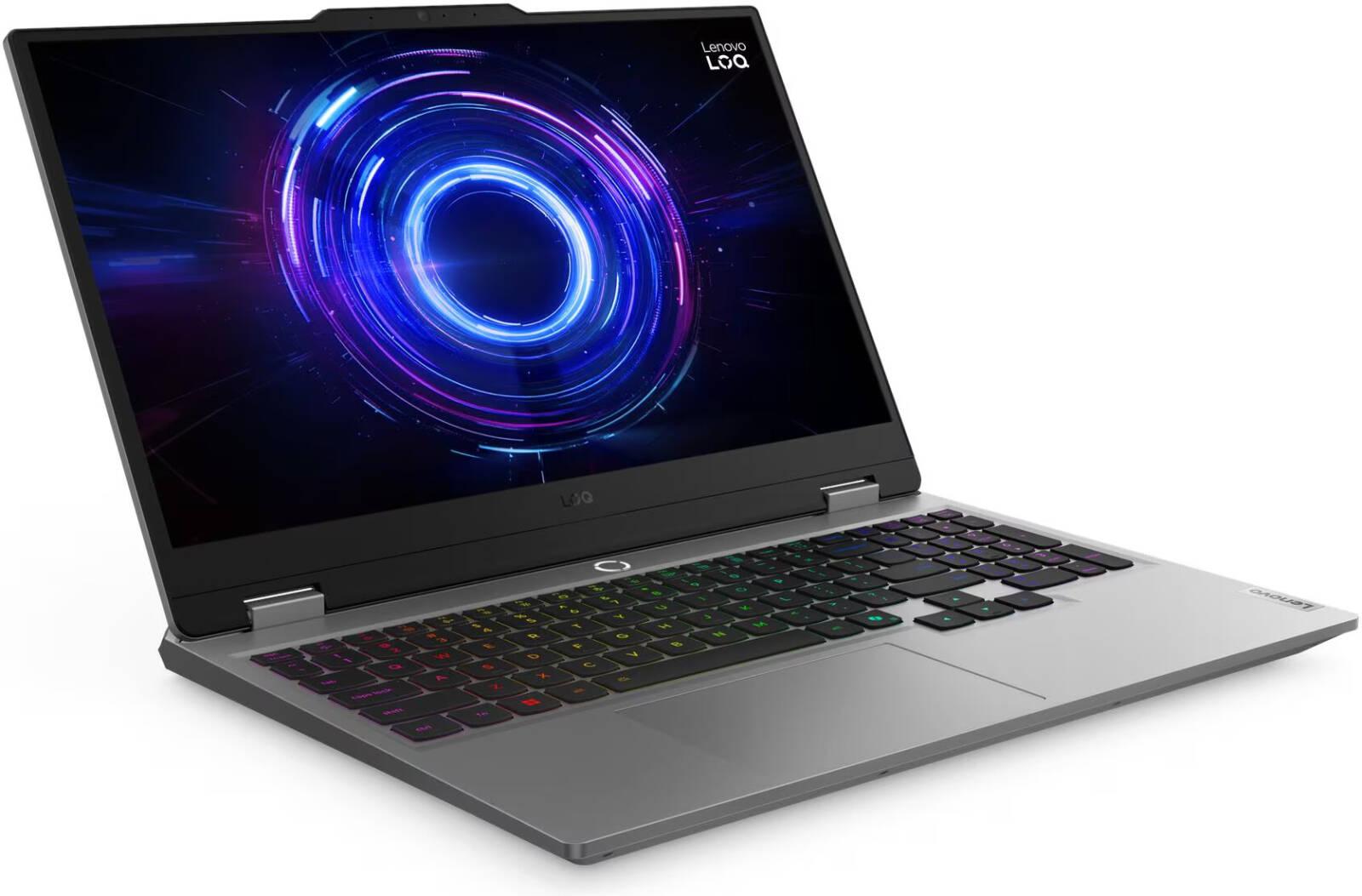 Lenovo LOQ 15IRX10 Gaming Laptop, 15.6" FHD IPS 144Hz Display, Intel Core i7-13650HX, 32GB RAM, 1TB SSD, GeForce RTX 5070 8GB GPU, English-Arabic K/B, No OS, Luna Grey | 83JE010BAX