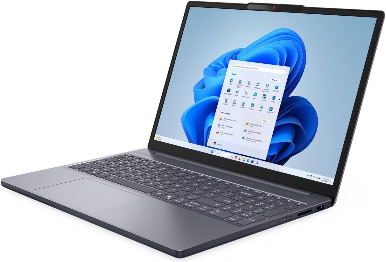 Lenovo IdeaPad Slim 3 15IRH10R Laptop, 15.3" WUXGA IPS Display, Intel Core 5 210H Processor, 8GB RAM, 512GB SSD, Integrated Intel Graphics, Backlit English (UK), No OS, Luna Grey | 83K4005WPS