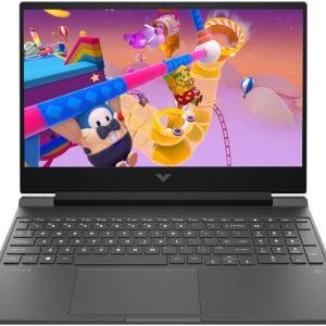 HP Victus 15-fb3010ne Gaming Laptop, 15.6" FHD IPS 144Hz, AMD Ryzen 7 7445HS, 16GB RAM, 512GB SSD, GeForce RTX 3050 6GB, English-Arabic K/B, Windows 11 Home, Mica Silver | C08QMEA