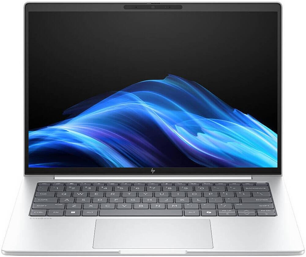 HP EliteBook 8 G1i Notebook AI Laptop, 14" WUXGA IPS Display, Intel Core Ultra 7 255U, 32GB RAM, 1TB SSD, Intel Graphics, English K/B, Win 11 Pro, Glacier Silver Aluminium | C15A5ET
