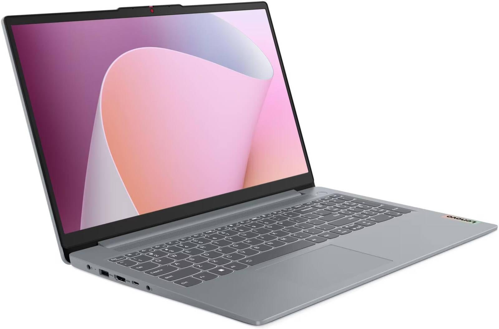 Lenovo IdeaPad Slim 3 15AMN8 Laptop, 15.6" FHD IPS Touch Display, AMD Ryzen 5 7520U, 8GB RAM, 512GB SSD, AMD Radeon 610M GPU, Backlit ENG (US) K/B, Win11 Home, Arctic Grey | 82XQ00RSUS