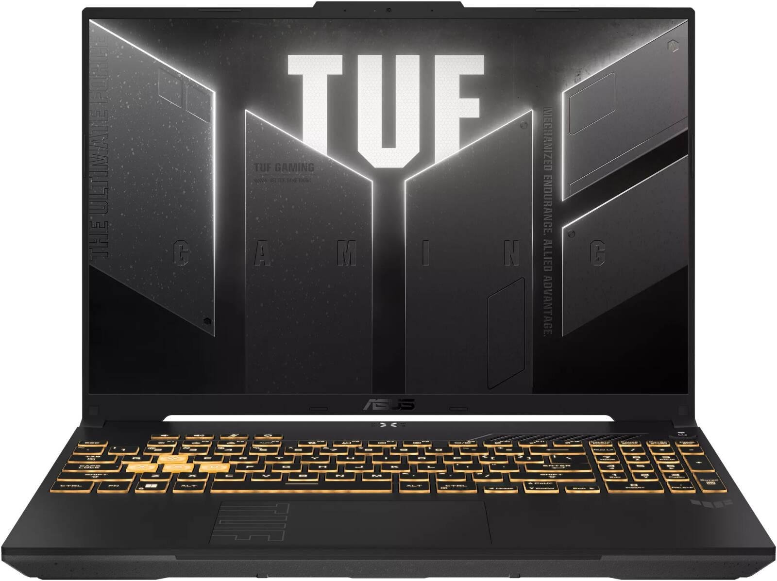 ASUS TUF Gaming F16 FX607VJ Laptop, 16" WUXGA IPS 144Hz Display, Intel Core 5 210H, 16GB RAM, 1TB SSD, GeForce RTX 3050 6GB Graphics, ENG US Keyboard, No OS, Mecha Gray | 90NR0MZ6-M004P0