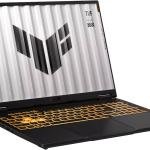 ASUS TUF Gaming F16 FX608JHI Laptop, 16" WUXGA IPS 144Hz Display, Intel Core i7-14650HX, 16GB RAM, 512GB SSD, GeForce RTX 5050 8GB GPU, English-Arabic K/B, Win11Home, Jaeger Gray | 90NR0NA1-M00H60