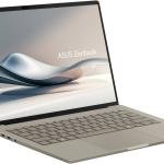 ASUS Zenbook A14 UX3407QA Laptop, 14" WUXGA OLED 60Hz Display, Snapdragon X X1 26 100, 16GB RAM, 1TB SSD, Qualcomm Adreno GPU, English-Arabic KB, Win11, Zabriskie Beige | 90NB1501-M00NF0