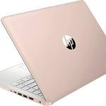 HP 14-dq6015dx Laptop, 14" diagonal HD display, Intel Processor N150, 4GB DDR4, 128GB UFS, Intel UHD Graphics, Windows 11 Home, English Keyboard, Pale Rose Gold | B7FS4UA