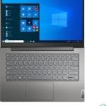 Lenovo ThinkBook 14 G2 Laptop, Intel Core i7 1165G7 11th Gen, 8GB RAM DDR4, 1TB HDD, 14" FHD Display, Integrated Graphics, Fingerprint Reader, No OS, Mineral Grey | 20VD000RAK