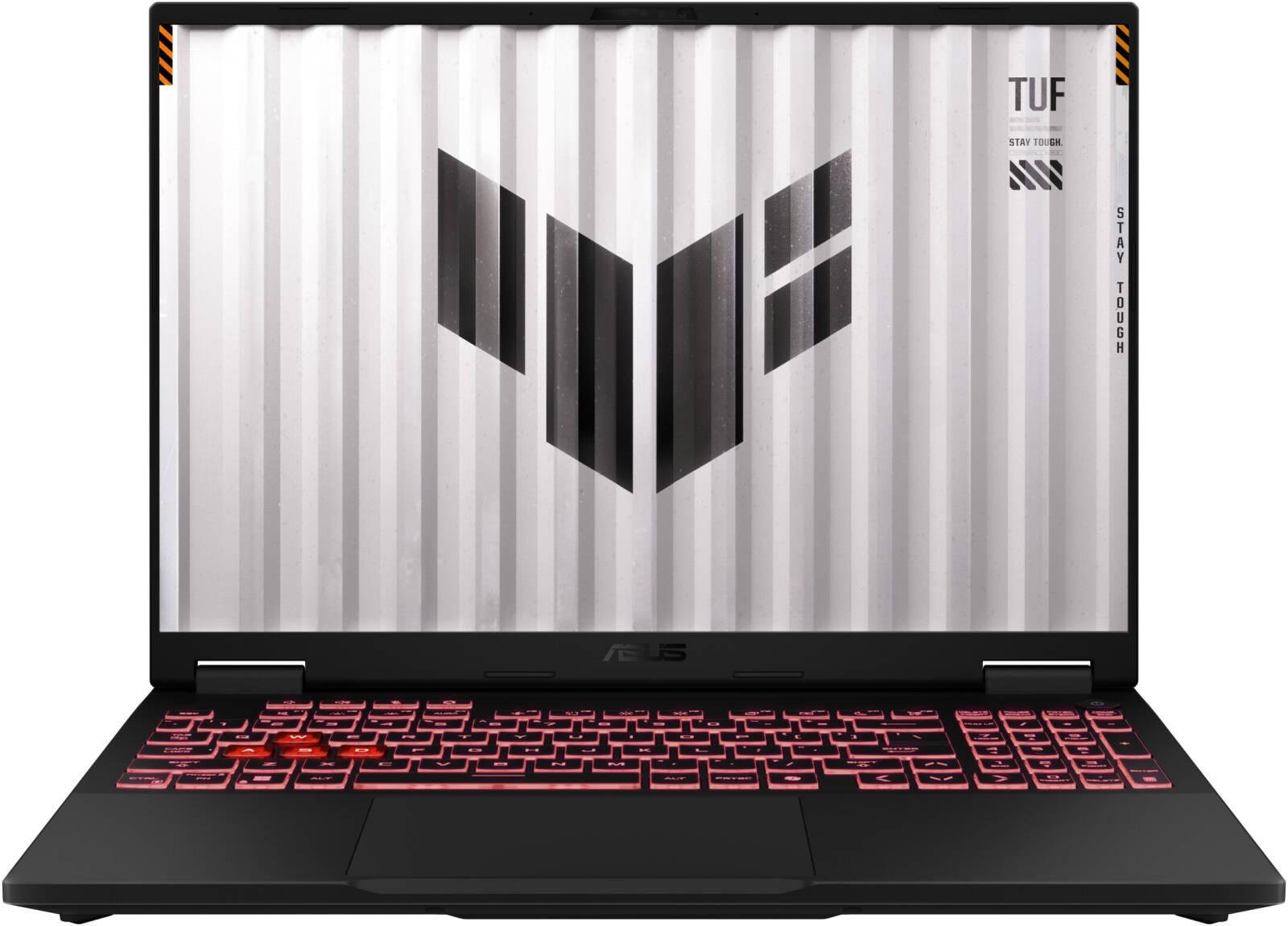 ASUS TUF Gaming A16 FA608PP Laptop, 16" WQXGA 165Hz IPS Display, AMD Ryzen 9 8940HX, 16GB RAM, 1TB SSD, GeForce RTX 5070 8GB GPU, English-Arabic Keyboard, Win11, Gray | 90NR0MD1-M002Z0