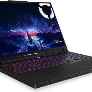 Lenovo Legion Pro 7 16IAX10H Gaming Laptop, 16" WQXGA OLED 240Hz Display, Intel Core Ultra 9 275HX, 64GB RAM, 1TB SSD, GeForce RTX 5090 24GB GPU, English K/B, No OS, Eclipse Black | 83F500FBIN