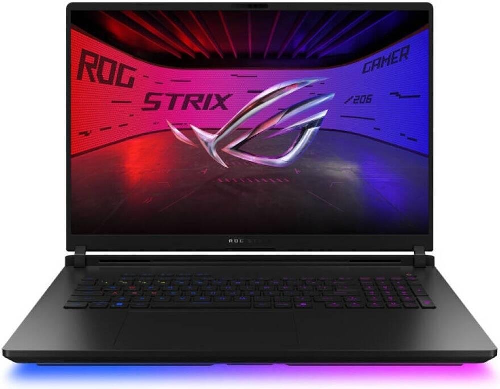 ASUS ROG Strix SCAR 18 Gaming Laptop, 18" WQXGA 240Hz HDR Display, Intel Core Ultra 9 275HX, 64GB RAM, 4TB SSD, NVIDIA RTX 5090 24GB, English-Arabic KB, Win 11, Off Black | 90NR0LF1-M001W0