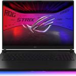 ASUS ROG Strix SCAR 18 Gaming Laptop, 18" WQXGA 240Hz HDR Display, Intel Core Ultra 9 275HX, 64GB RAM, 4TB SSD, NVIDIA RTX 5090 24GB, English-Arabic KB, Win 11, Off Black | 90NR0LF1-M001W0