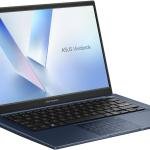 ASUS Vivobook 14 (2023) X1404VA Laptop, 14" FHD IPS 60Hz Display, Intel Core i5-1334U Processor, 12GB RAM, 256GB SSD, Intel UHD Graphics, English KB, Win11, Intl. Version, Quiet Blue | X1404VA-I512256