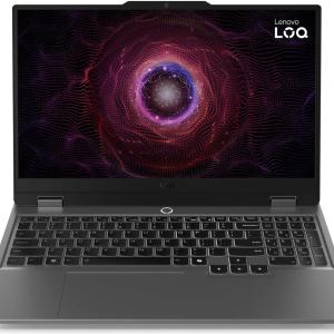 Lenovo LOQ 15ARP9 Gaming Laptop, 15.6" FHD IPS 144Hz Display, AMD Ryzen 5 7235HS, 16GB RAM, 512GB SSD, GeForce RTX 4050 6GB GPU, English White Backit K/B, Win 11, Luna Grey | 83JC00LYUS