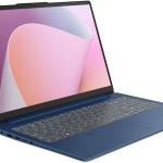 Lenovo IdeaPad Slim 3 15AMN8 Laptop, 15.6" FHD TN Display, AMD Ryzen 5 40, 8GB RAM, 512GB SSD, AMD Radeon 610M Graphics, English Non-Backlit Keyboard, No OS, Abyss Blue | 82XQ01BJRM