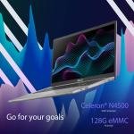 ASUS Vivobook Go 15 E510KA Laptop, 15.6" HD 60Hz Display, Intel Celeron N4500, 4GB RAM, 128GB eMMC, Intel HD Graphics, English-Arabic Keyboard, Windows 11 Home, Star Black | E510KAB-BR1140WS