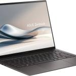 ASUS Zenbook S14 UX5406AA Laptop, 14" 3K OLED 120Hz Display, Intel Core Ultra 9 386H, 32GB RAM, 1TB SSD, Intel Graphics, English-Arabic Keyboard, Win11, Antrim Gray | 90NB16Q6-M009T0