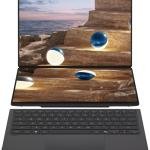 ASUS Zenbook DUO UX8407AA Copilot+ Laptop, 14" 3K OLED 144Hz Touch Display, Intel Core Ultra 7 355, 32GB RAM, 1TB SSD, Intel Graphics, English-Arabic K/B, Win11, Moher Gray | 90NB16V1-M00W40