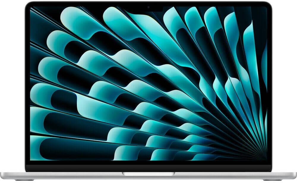 Apple MacBook Air Laptop, 13.6" Liquid Retina Display, M4 Chip with 10-Core CPU, 10-Core GPU, 16-Core Neural Engine, 24GB RAM, 2TB SSD, English K/B, MacOS, Silver | Z1CU000YW