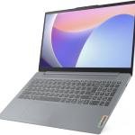 Lenovo IdeaPad Slim 3 15IRU8 Laptop, 15.6" FHD IPS Display, Intel Core i3-1315U, 8GB RAM, 256GB SSD, Intel UHD Graphics, Non-Backlit English (UK) Keyboard, No OS, Arctic Grey | 82X700DBUE