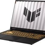 ASUS TUF Gaming F16 FX608JHI Laptop, 16" WUXGA IPS 144Hz Display, Intel Core i7-14650HX, 16GB RAM, 512GB SSD, GeForce RTX 5050 8GB GPU, English-Arabic K/B, Win11Home, Jaeger Gray | 90NR0NA1-M00H60