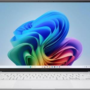ASUS Zenbook S16 UM5606GA Copilot+ Laptop, 16" 3K OLED 120Hz Display, AMD Ryzen AI 9 465, 32GB RAM, 2TB SSD, AMD Radeon GPU, English-Arabic K/B, Windows 11 Home, Scandinavian White | 90NB17H2-M00CP0